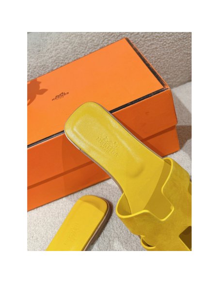 Hermes Oran slides summer shoes_9