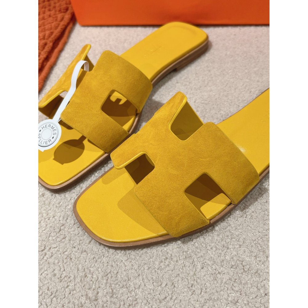Hermes Oran slides summer shoes_9