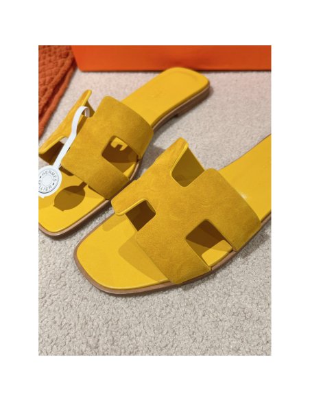 Hermes Oran slides summer shoes_9