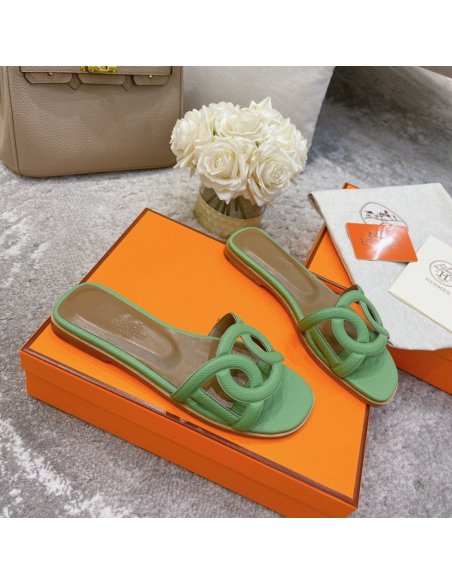 Hermes slides summer shoes_11