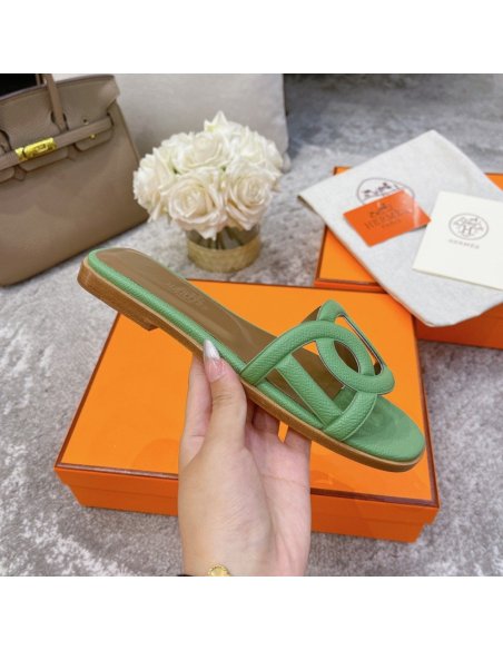 Hermes slides summer shoes_11