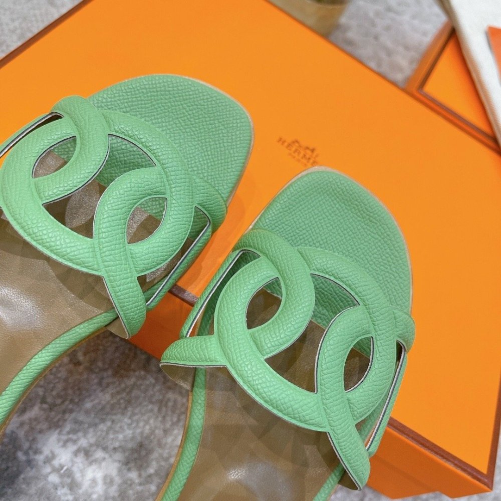 Hermes slides summer shoes_11
