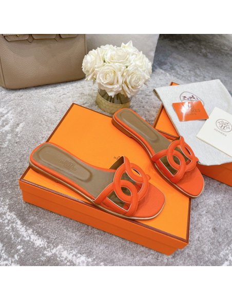 Hermes slides summer shoes_12
