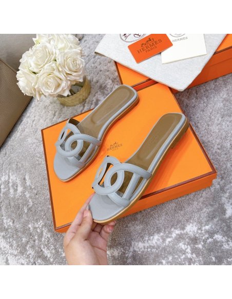 Hermes slides summer shoes_13