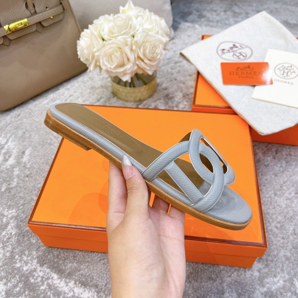 Hermes slides summer shoes_13