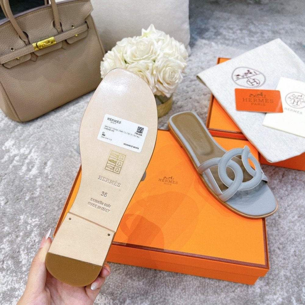 Hermes slides summer shoes_13