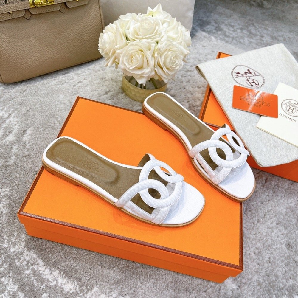 Hermes slides summer shoes_15
