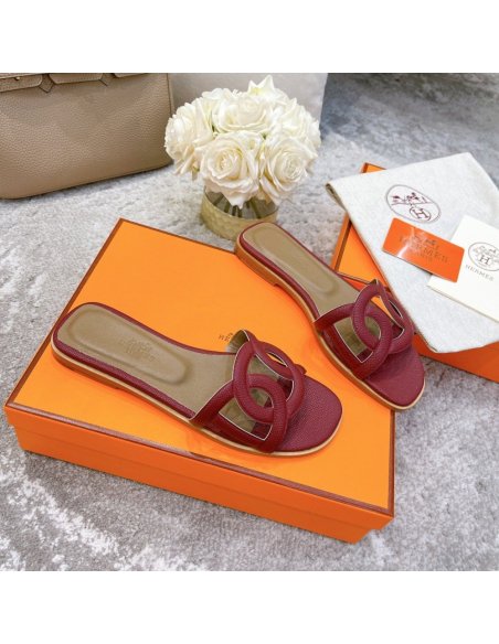 Hermes slides summer shoes_16