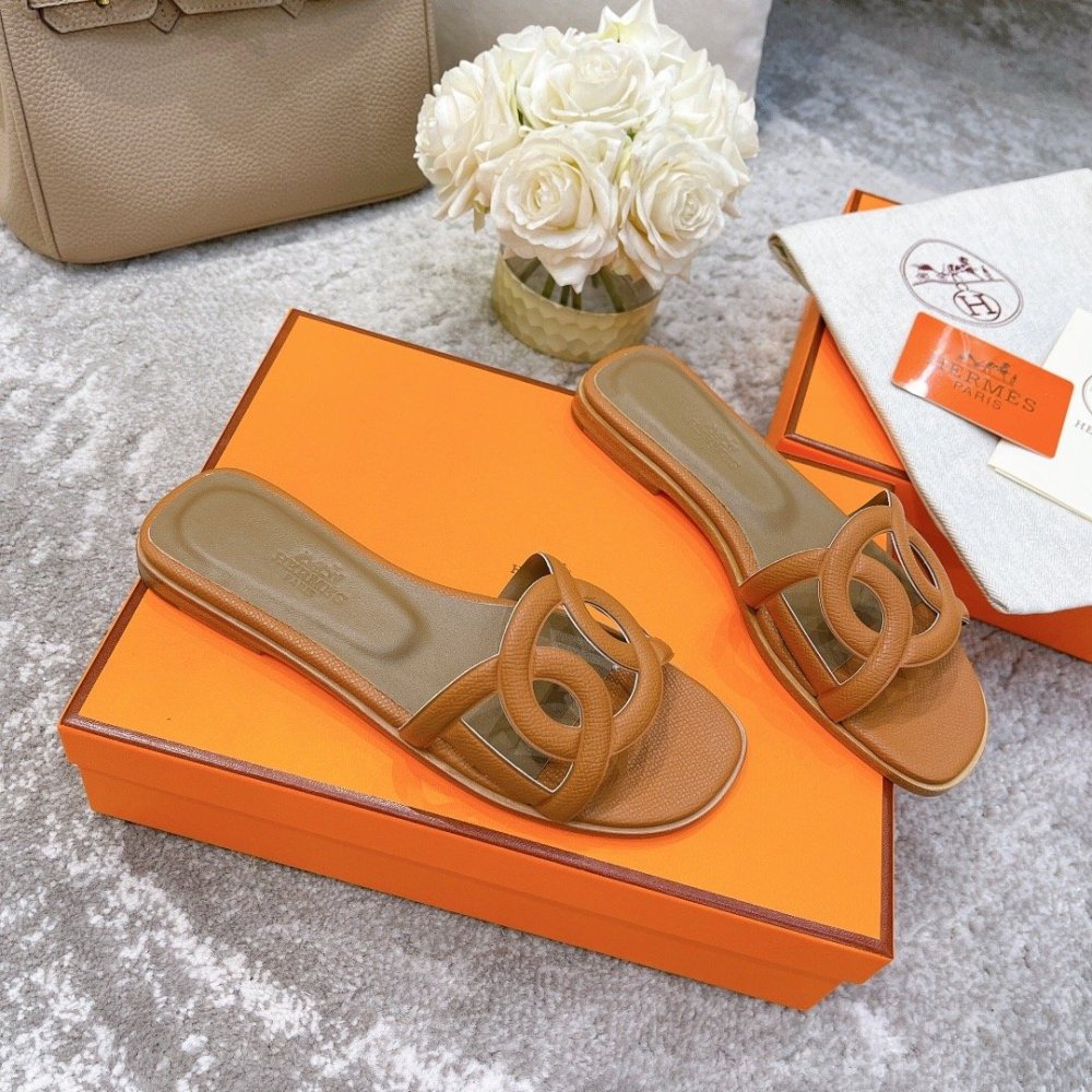 Hermes slides summer shoes_17