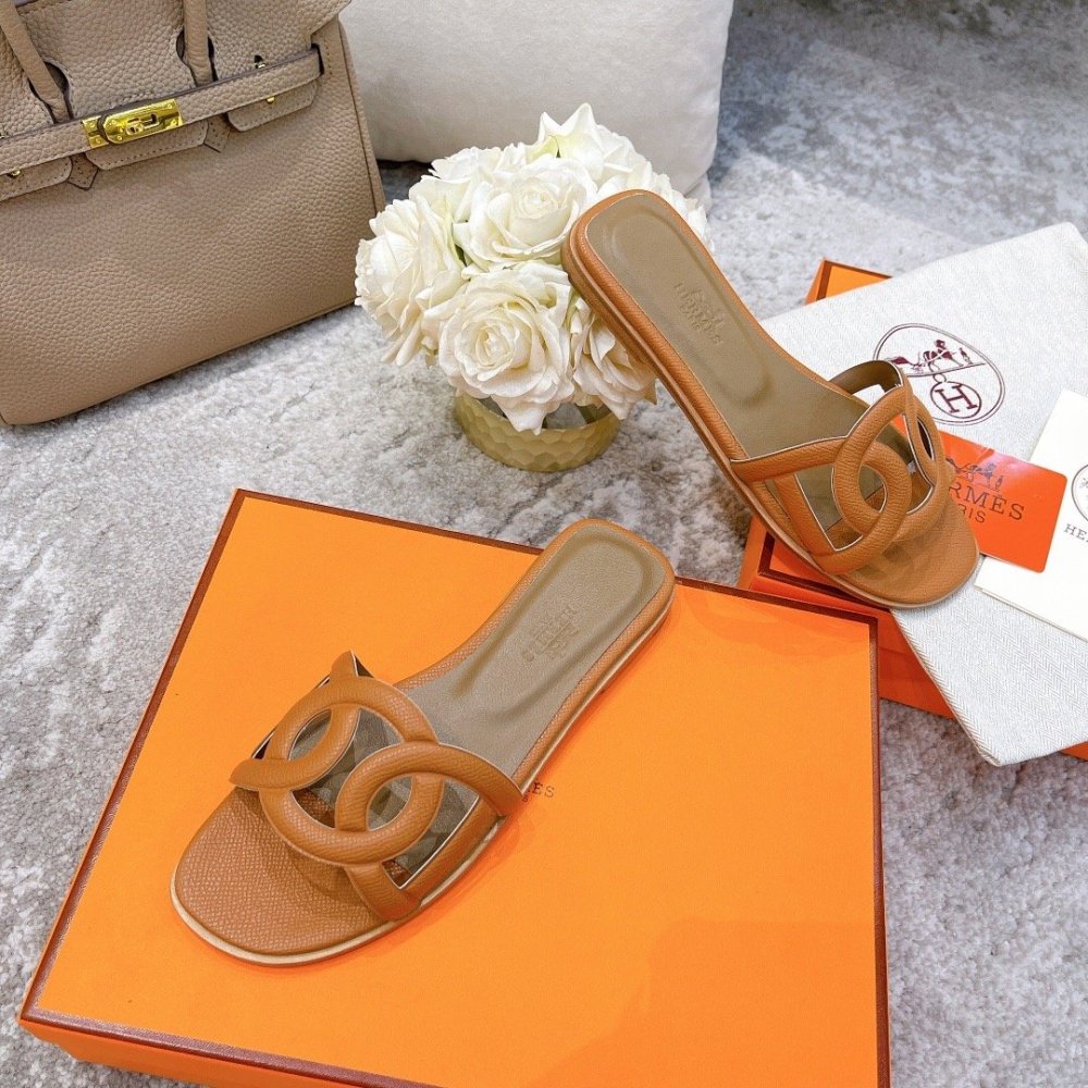 Hermes slides summer shoes_17