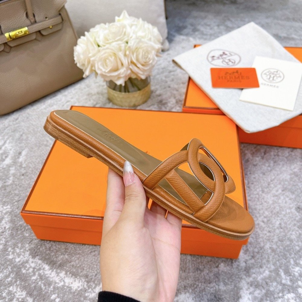 Hermes slides summer shoes_17
