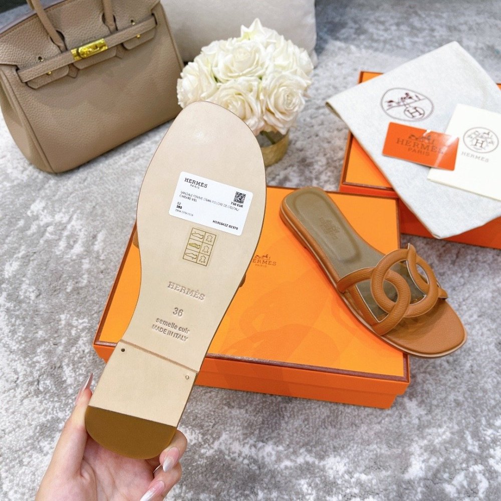 Hermes slides summer shoes_17