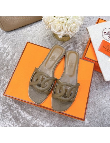 Hermes slides summer shoes_18