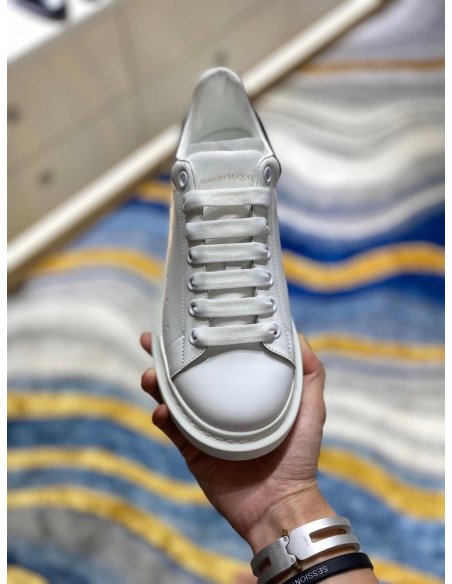 Cheap Reps Alexander McQueen Mens Oversized Sneakers With Black Heel