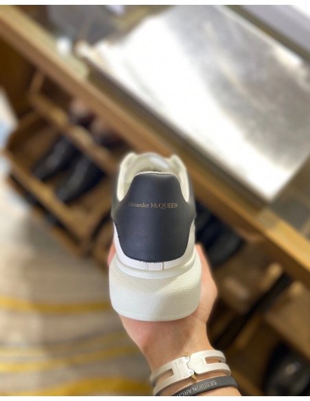 Cheap Reps Alexander McQueen Mens Oversized Sneakers With Black Heel