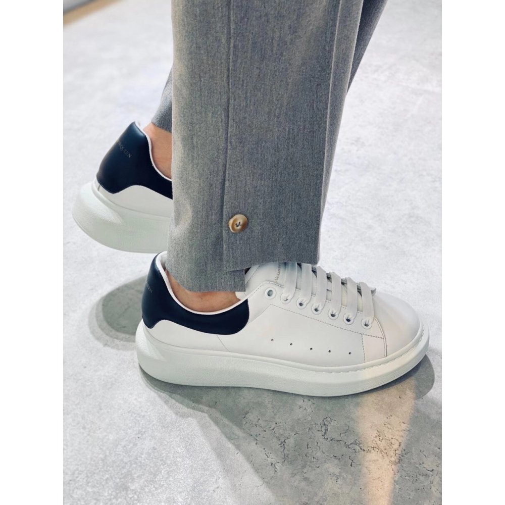Cheap Reps Alexander McQueen Mens Oversized Sneakers With Black Heel