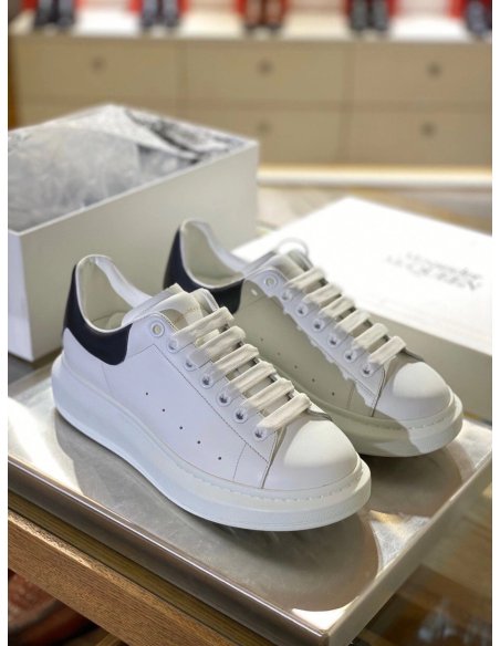 Cheap Reps Alexander McQueen Mens Oversized Sneakers With Black Heel