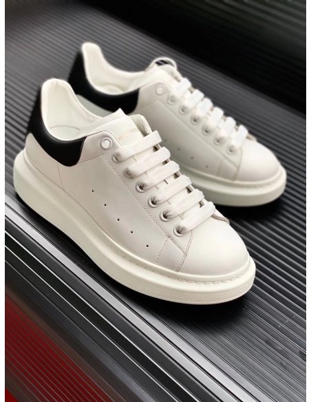Cheap Reps Alexander McQueen Mens Oversized Sneakers With Black Heel