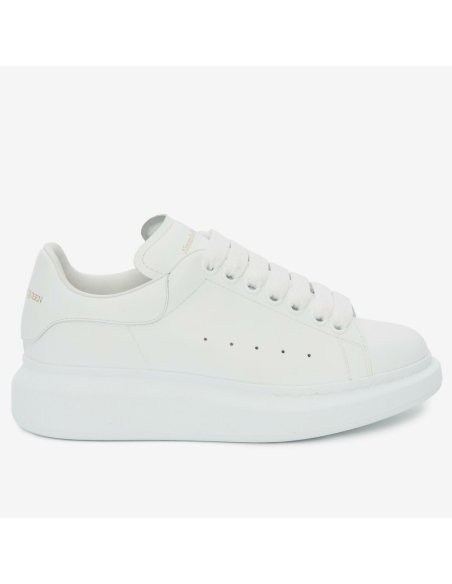 Cheap Reps Alexander McQueen Mens White Oversized Sneakers