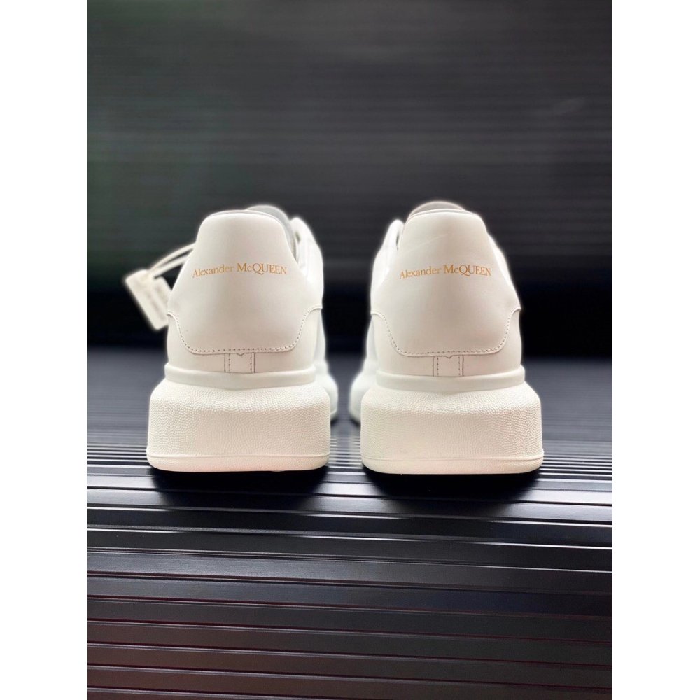 Cheap Reps Alexander McQueen Mens White Oversized Sneakers