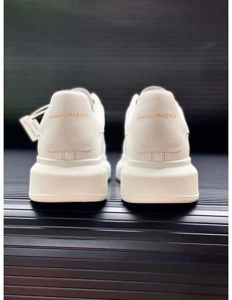 Cheap Reps Alexander McQueen Mens White Oversized Sneakers