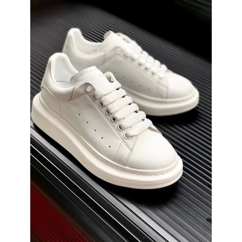 Cheap Reps Alexander McQueen Mens White Oversized Sneakers