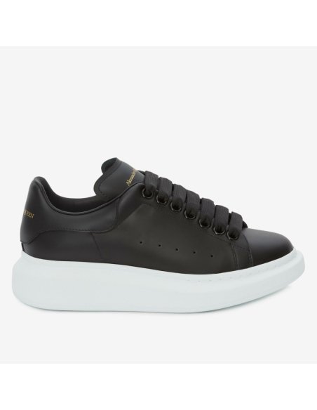 Cheap Reps Alexander McQueen Mens Black Oversized Sneakers