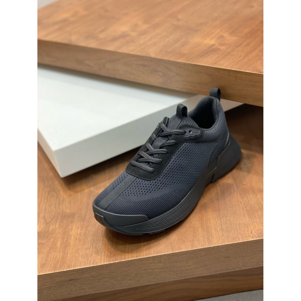 Cheap Reps Hermes Heros Sneakers in Noir Technical Knit