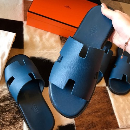 Cheap Reps Hermes Mens Izmir Sandals In Colvert Epsom Calfskin