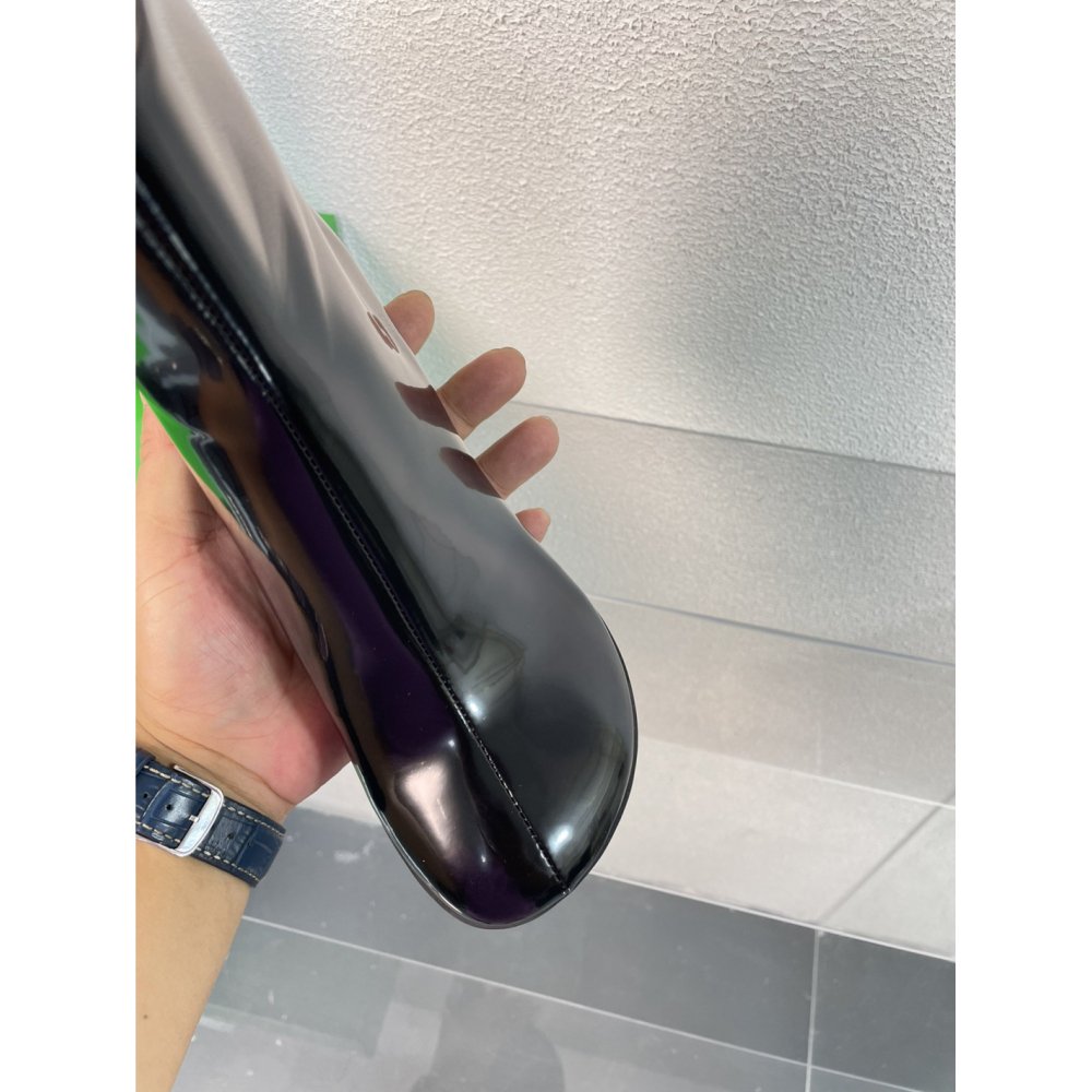 Cheap Reps Bottega Veneta Atomic Ankle Boots In Black Lambskin