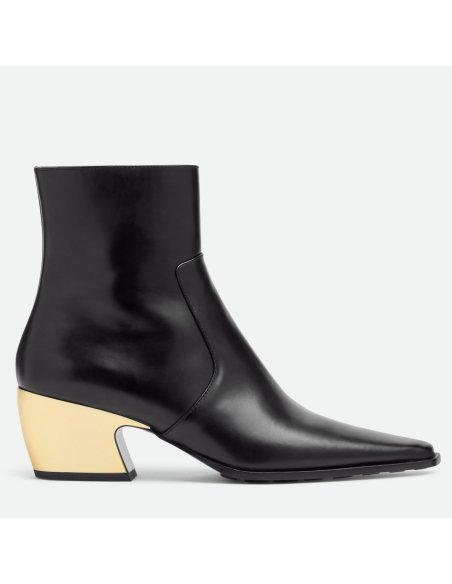 Cheap Reps Bottega Veneta Tex Ankle Boots in Black Leather