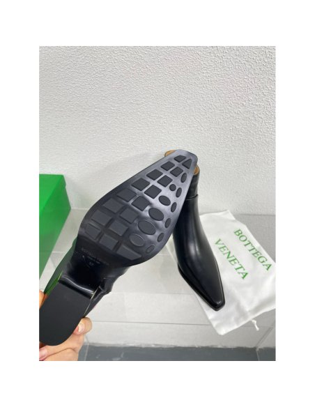 Cheap Reps Bottega Veneta Tex Ankle Boots in Black Leather