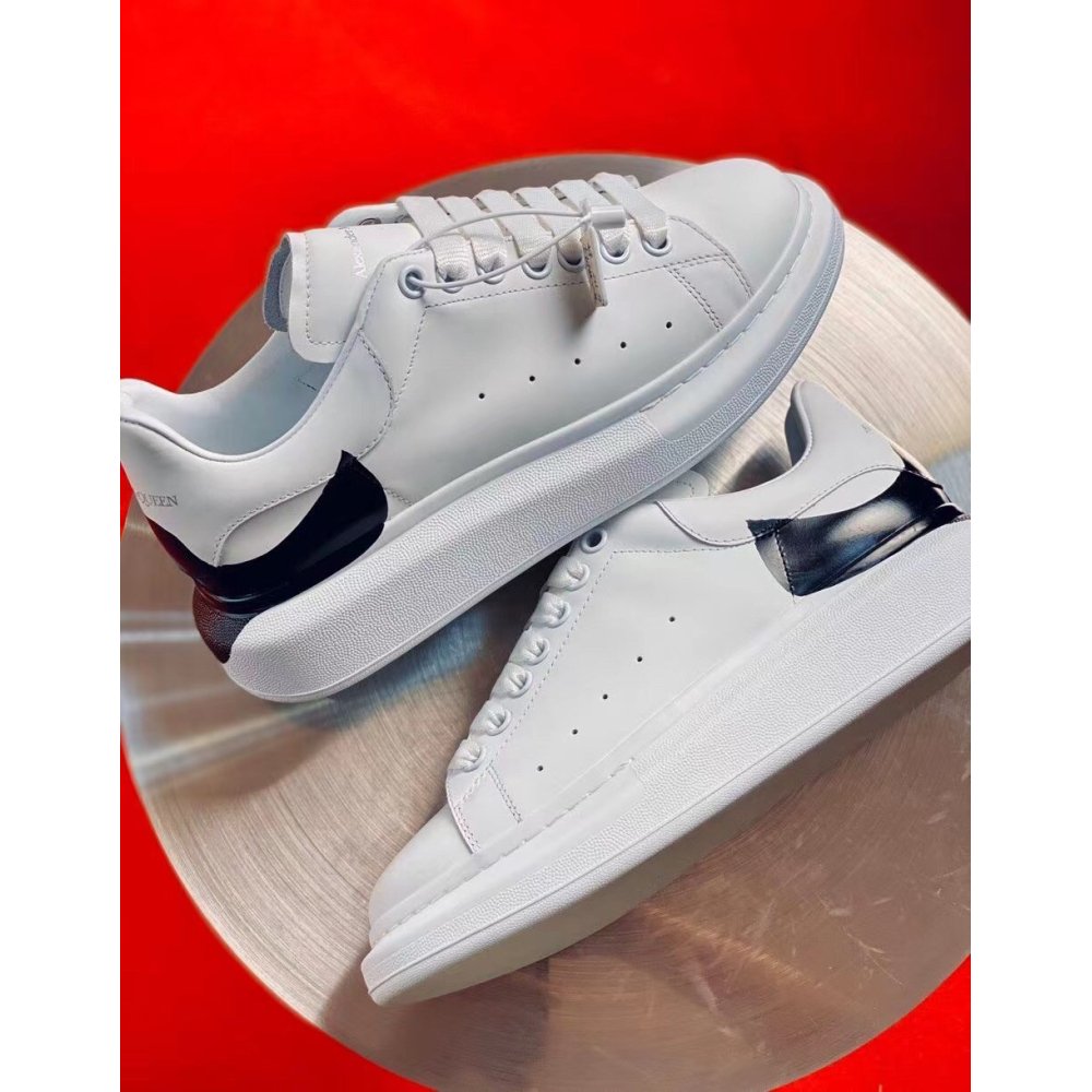 Cheap Reps Alexander McQueen Womens Oversized Sneakers With Drop Heel