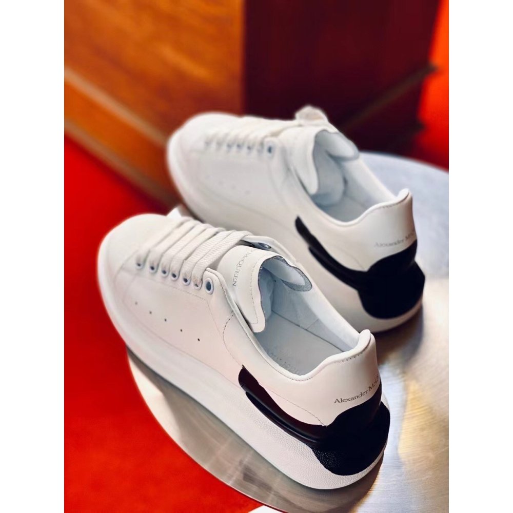Cheap Reps Alexander McQueen Womens Oversized Sneakers With Drop Heel