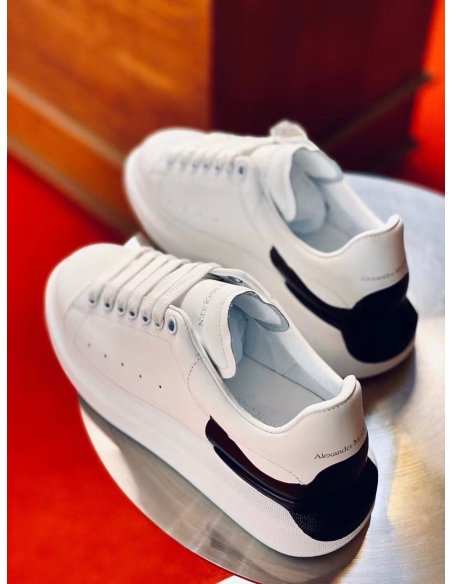 Cheap Reps Alexander McQueen Womens Oversized Sneakers With Drop Heel