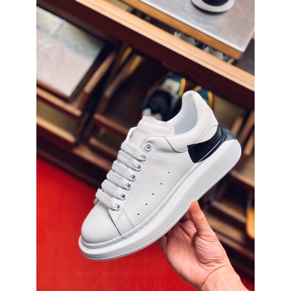 Cheap Reps Alexander McQueen Womens Oversized Sneakers With Drop Heel