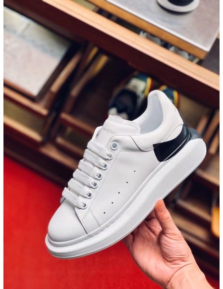 Cheap Reps Alexander McQueen Womens Oversized Sneakers With Drop Heel