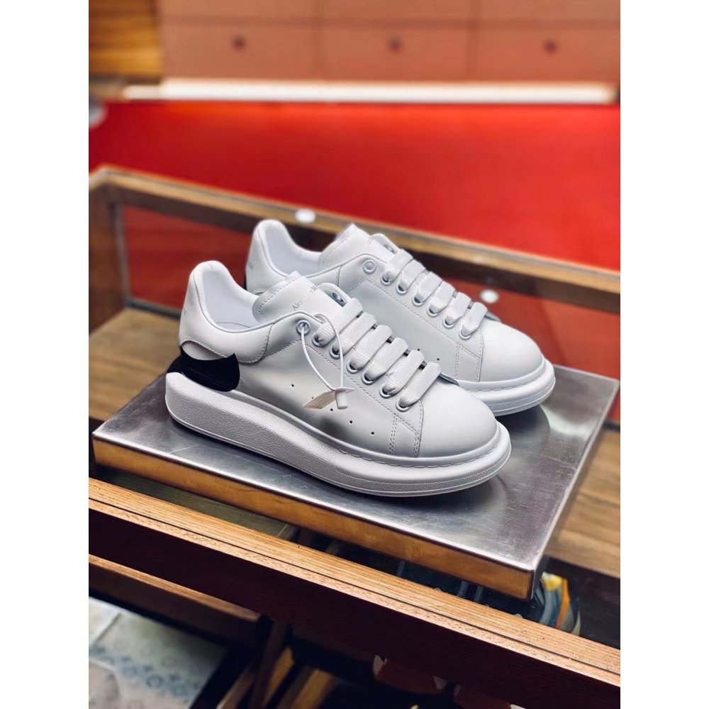 Cheap Reps Alexander McQueen Womens Oversized Sneakers With Drop Heel