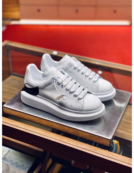 Cheap Reps Alexander McQueen Womens Oversized Sneakers With Drop Heel