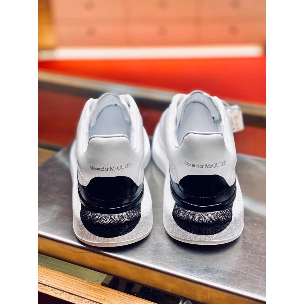 Cheap Reps Alexander McQueen Womens Oversized Sneakers With Drop Heel