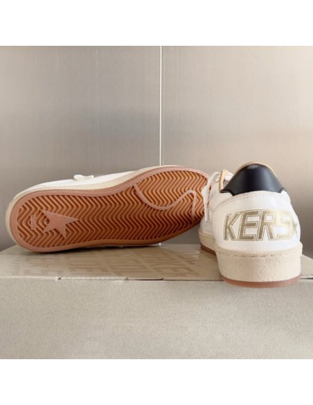 Cheap Reps Golden Goose Womens Ball Star Sneakers with Leopard Print Pony Star