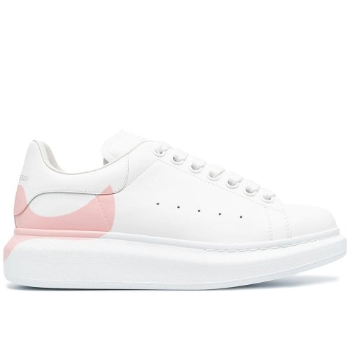 Cheap Reps Alexander McQueen Womens Oversized Sneakers With Pink Drop Hee