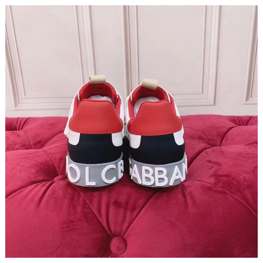 Cheap Reps Dolce Gabbana Womens Custom 2.Zero Sneakers White/Red