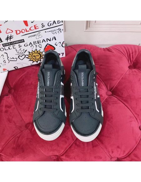 Cheap Reps Dolce Gabbana Womens Custom 2.Zero Sneakers Black