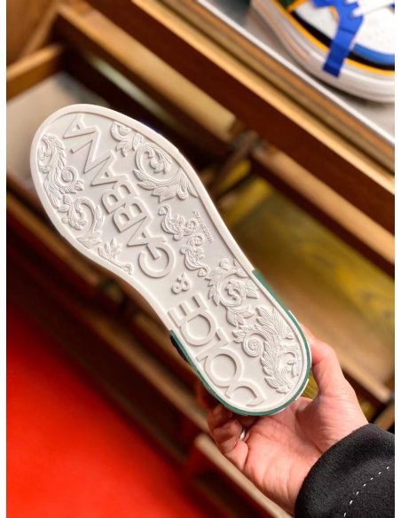 Cheap Reps Dolce Gabbana Womens Blue Custom 2.Zero High-top Sneakers