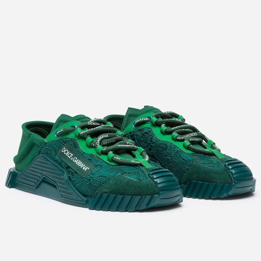 Cheap Reps Dolce Gabbana Womens NS1 Slip-on Sneakers Green