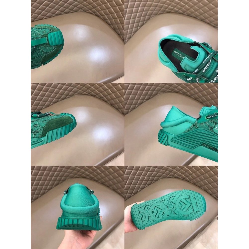Cheap Reps Dolce Gabbana Womens NS1 Slip-on Sneakers Green