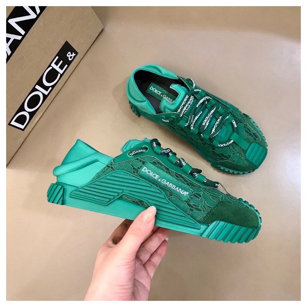 Cheap Reps Dolce Gabbana Womens NS1 Slip-on Sneakers Green