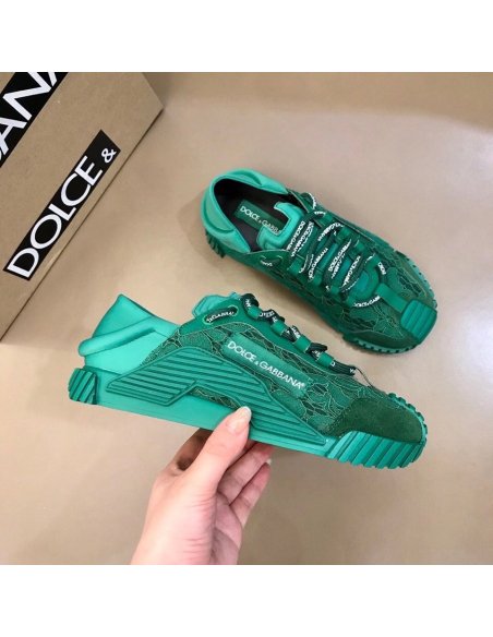 Cheap Reps Dolce Gabbana Womens NS1 Slip-on Sneakers Green