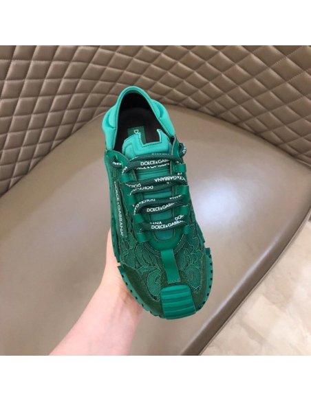 Cheap Reps Dolce Gabbana Womens NS1 Slip-on Sneakers Green